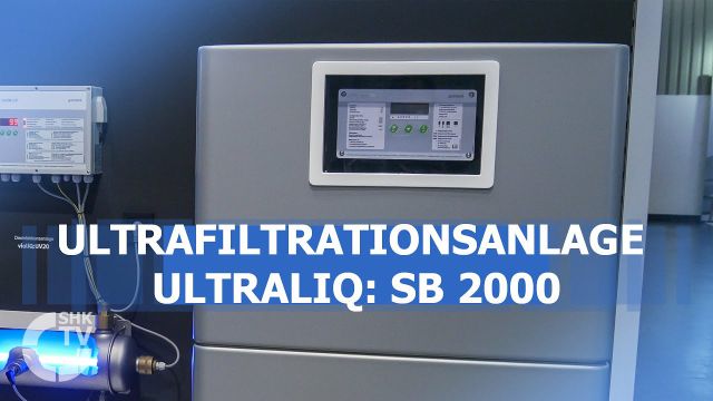 Embedded thumbnail for Grünbeck: Ultrafiltrationsanlage ultraliQ:SB2000
