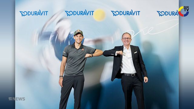 Embedded thumbnail for Tennisprofi Dominic Thiem Markenbotschafter bei Duravit