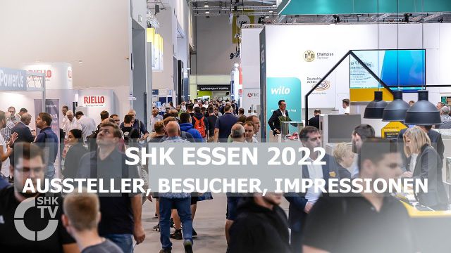 Embedded thumbnail for SHK Essen 2022: SHK-TV nimmt Sie mit auf die Messe