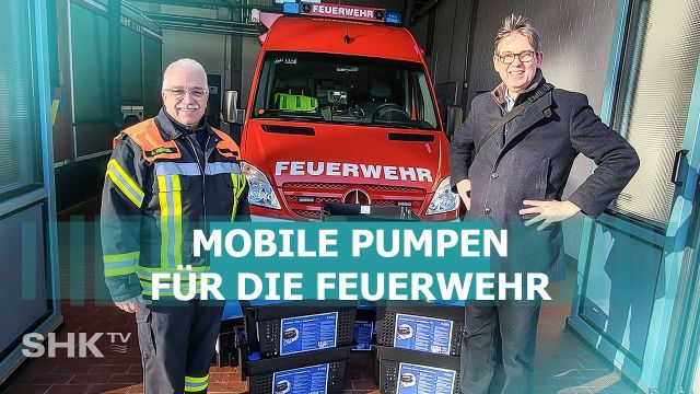 Embedded thumbnail for SFA Deutschland spendet mobile Pumpen für die Feuerwehr