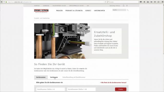 Embedded thumbnail for Stiebel Eltron: Ersatzteil- und Zubehörshop
