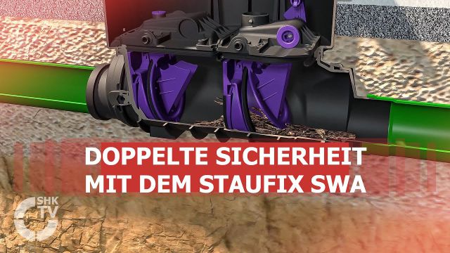 Embedded thumbnail for Einsatzbereiche Rückstauverschluss Staufix SWA