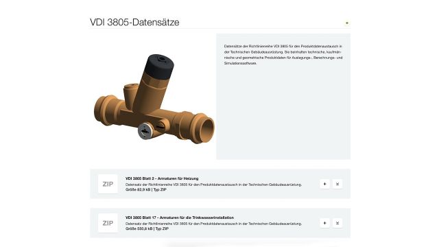 Embedded thumbnail for Viega: Produktdaten nach VDI 3805