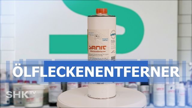 Embedded thumbnail for Sanit Ölflecken entfernen – Anwendung auf Beton, Stein und Holz 