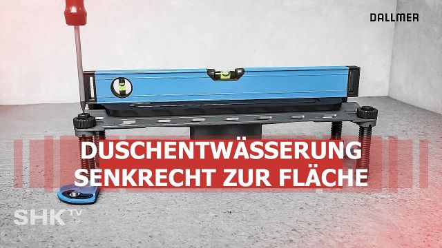 Embedded thumbnail for Duschablauf mittig einbauen – Dallmer DallFlex 2.0