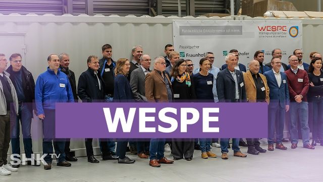 Embedded thumbnail for WESPE – Wärmepumpen-Einbau schneller, produktiver und effizienter