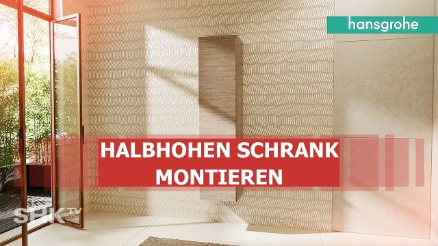 Embedded thumbnail for Hansgrohe Hochschrank: Türen präzise einstellen