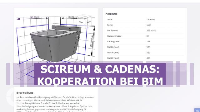 Embedded thumbnail for Scireum &amp; Cadenas: Kooperation bei BIM