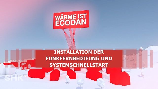 Embedded thumbnail for Ecodan Wärmepumpe: Installation der Funkfernbedienung