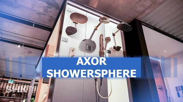 Embedded thumbnail for AXOR ShowerSphere – hochwertiges Duscherlebnis bei reduziertem Wasserverbrauch