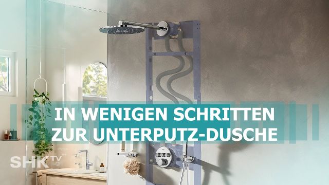 Embedded thumbnail for Schneller Einbau mit dem Rapido Duschrahmen von GROHE