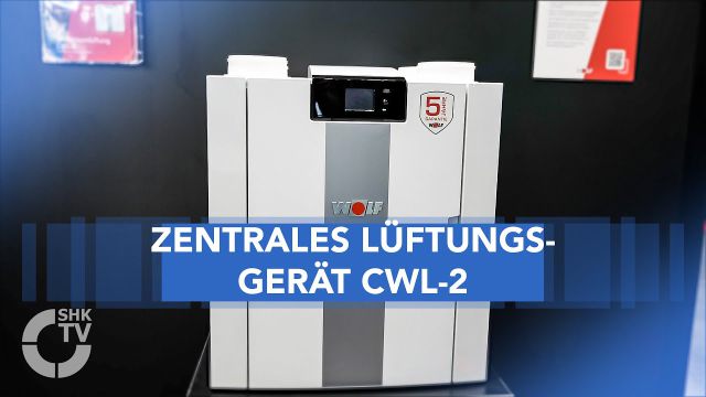 Embedded thumbnail for Zentrales Lüftungsgerät CWL-2 