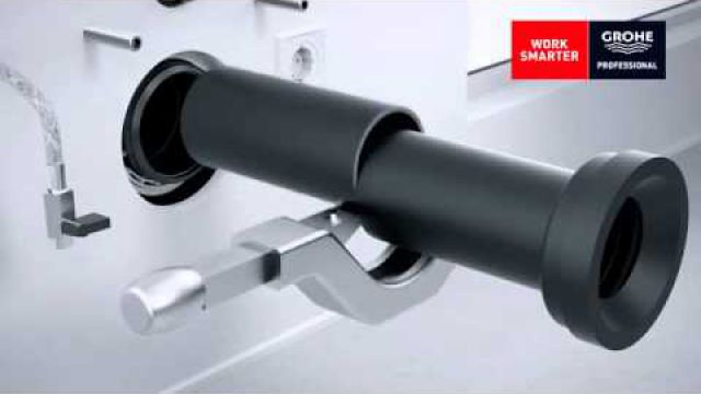 Embedded thumbnail for Grohe: Installation Dusch-WC Sensia IGS