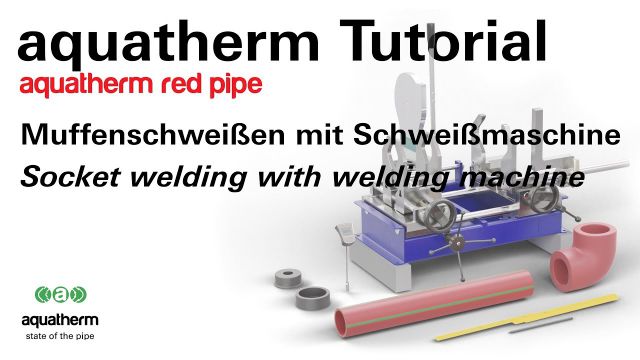 Embedded thumbnail for red pipe Tutorial Muffenschweißen mit Schweißmaschine