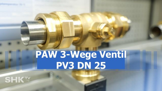 Embedded thumbnail for Heizungsinstallation mit dem 3-Wege-Umschaltventil von PAW