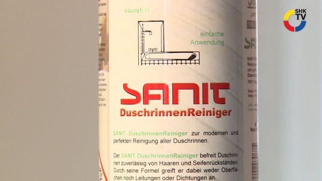 Embedded thumbnail for Sanit Chemie - Duschrinnenreiniger
