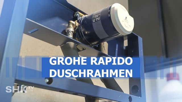 Embedded thumbnail for GROHE Duschrahmen: Schnelle und sichere Montage von Unterputzsystemen